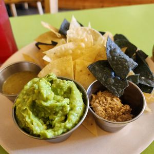 Guac, Chips, Salsa, Mayan Hummus. at Hijo De Su Madre in Los Angeles