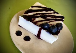 This beautiful dessert made my day  at Hijo De Su Madre in Los Angeles