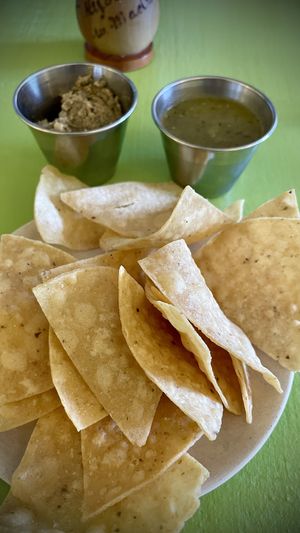 Any restaurant that gives you chips when you sit down is a winner in my book.  at Hijo De Su Madre in Los Angeles