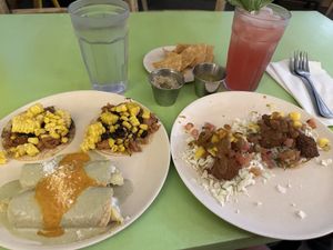 Wow my mind blown with this food yucateca is so delicious and tasting you need to try for sure the síkil pal and the  papadzules  and for sure the watermelon water and the smother at Hijo De Su Madre in Los Angeles