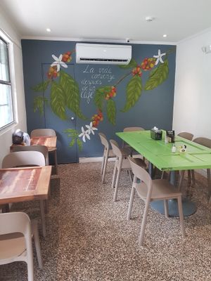 Inside at Boquete Bakery Cafe in Panama City