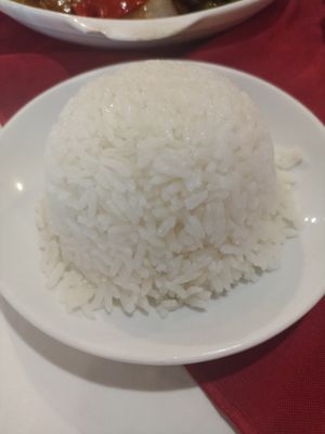 Jasmine rice at Lung Fung in Panama City