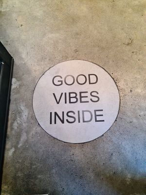 Sign says it all at Cali Press in Sydney