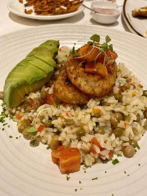 Lovely risotto  at Los Años Locos in Panama City