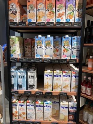 Plant-based milk  at FOOBY in Lausanne