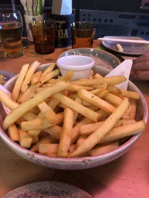 Fries with miso mayo at Chotto Motto in Collingwood