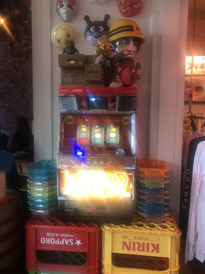 Slot machine at Chotto Motto in Collingwood