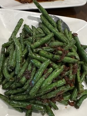 Stir Fried Green Beans  at Vege Valley Restaurant in San Gabriel