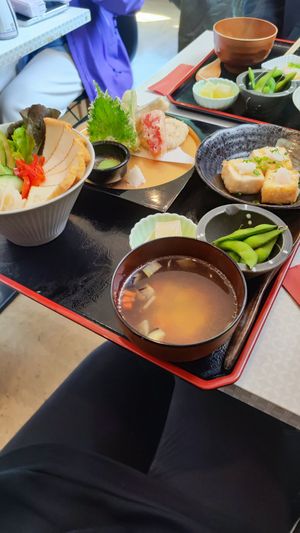 Tofu set at Shaw's Sushi Bar & Dining in Fujikawaguchiko