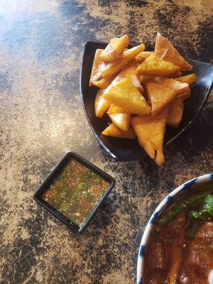 Chickpea tofu  at Urban Burma in Aurora