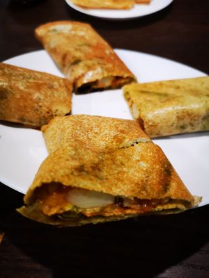 Mysore Masala Dosa with Mushrooms at Dosa Plaza in Perth