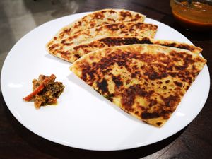 Aloo Paratha Naan at Dosa Plaza in Perth