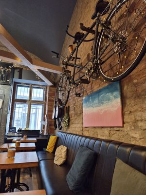 Interior at 9BAR in Budapest