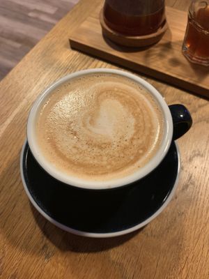 Rice milk latte at 9BAR in Budapest