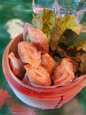 Veggie ravioli at Hanoi Ca Phe in Velizy-villacoublay