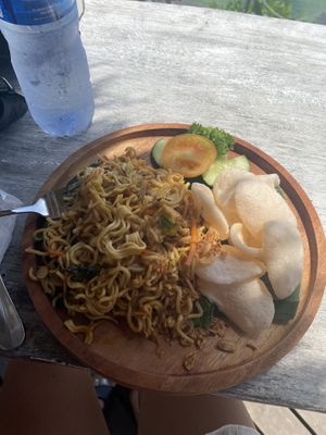 Vegan mi gorgeng  at The Sand in Lembongan