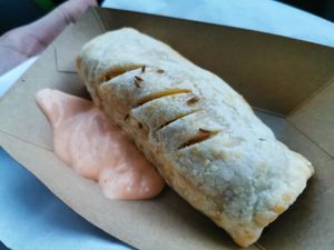 Sausage roll at Mood in Watford