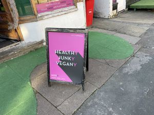 healthy junky vegan at Mood in Watford