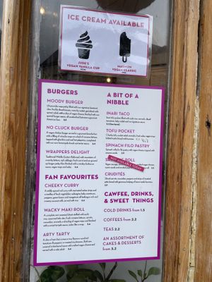 menu at Mood in Watford