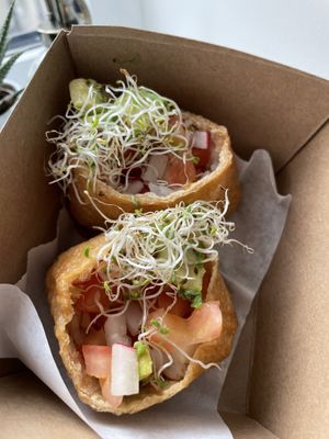 inari taco at Mood in Watford