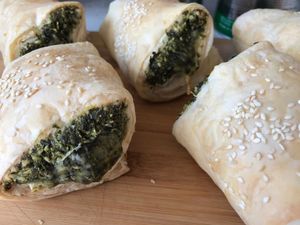Spinach Filo Pastry at Mood in Watford