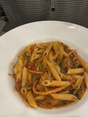 Pasta   at d'Angelo in Mykonos