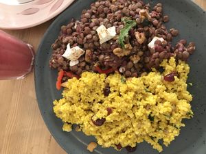 Stellar vegan salads⚡️ at Super Donkey in Belgrade