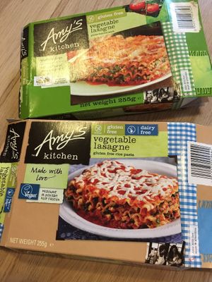 Amy’s frozen ready meals  at Netto in Reykjavik