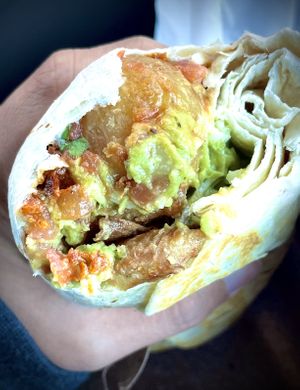 The Stuffed burrito  at CRAFTkitchen in Henderson