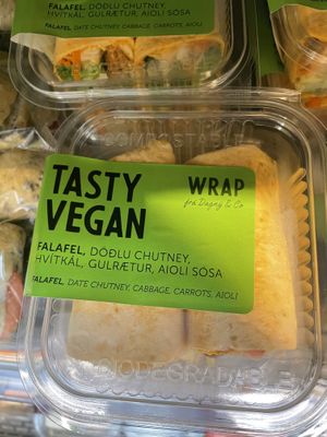 Falafel wrap  at KEF - Mathús in Keflavik
