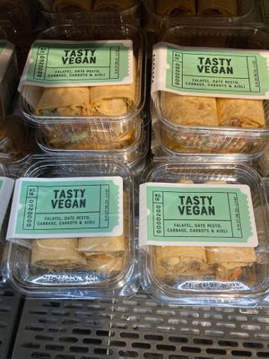 Vegan wrap at KEF - Mathús in Keflavik