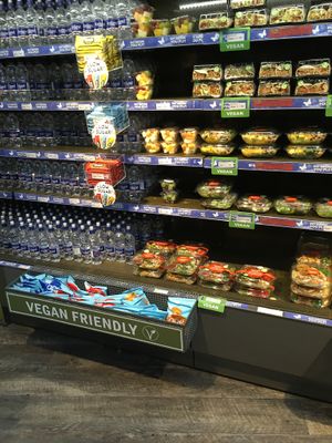 Vegan section at KEF - Mathús in Keflavik
