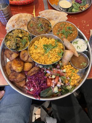 Thali for 2  at En Root in South West London
