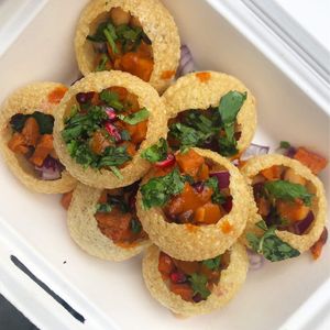 Pani puri's at En Root in South West London