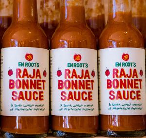 Raja Bonnet Sauce
'A South London creation of international inspiration'
3 Flavours! The Original (8%), The Lime & Ginger Kicker (4%), The Fyah Fyah (16%) at En Root in South West London