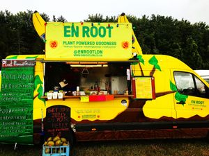 The Food Truck! Getting about to festivals, events & weddings across the land.
Photo from Boomtown Festival 2019. at En Root in South West London