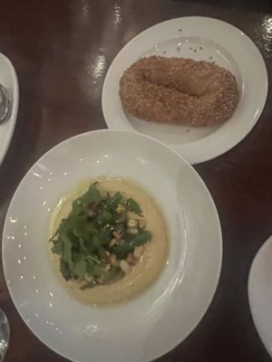 white bean dip  at Sarma in Somerville