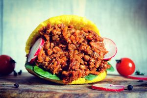 Barbacoa - Carrot/lentils/chipotle/cucumber at Mr. Plaenty in Amsterdam