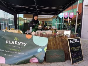 Foodstall at Vegan A'Fairs, Bruges (Oct 2019) at Mr. Plaenty in Amsterdam