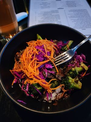 Teriyaki bowl at Warehouse Bar and Grill in Boston