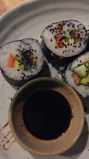 Vegan Sushi at Bong Bonlai at YK Art House in Phnom Penh
