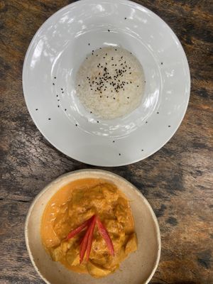 Vegan Amok   at Bong Bonlai at YK Art House in Phnom Penh