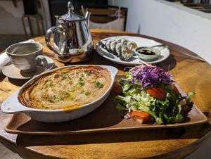 Moussaka at Bong Bonlai at YK Art House in Phnom Penh