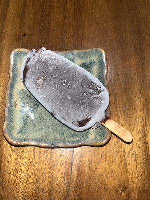 Chocolate ice cream bar  at Bong Bonlai at YK Art House in Phnom Penh