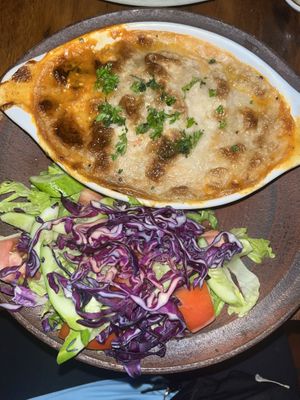 Moussaka  at Bong Bonlai at YK Art House in Phnom Penh