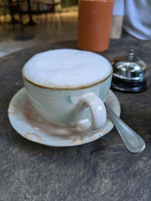 Coconut Latte at Bong Bonlai at YK Art House in Phnom Penh