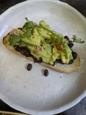 Avocado and Beans at Bong Bonlai at YK Art House in Phnom Penh