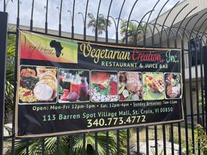 Outside  at Vegetarian Creation Inc in St Croix