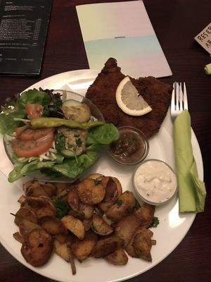 Schnitzel   at Kult in Wurzburg