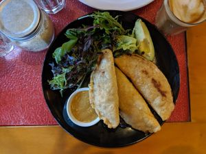 Chilli San carne empanadas at La Fonda Latina in Kuranda